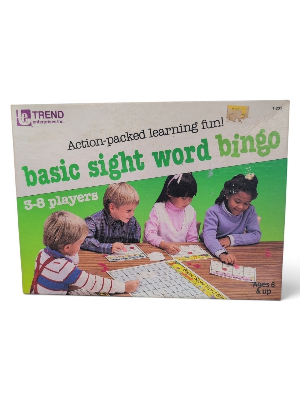 Vintage Trend Enterprises Basic Sight Word Bingo – Green Educational Game
